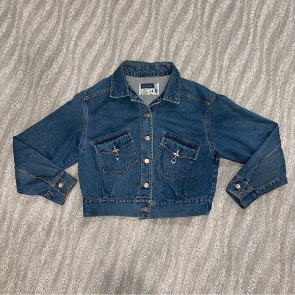 East West Outerwear Jackets & Blazers - Vintage East West Outerwear Women’s Denim Jacket Size M